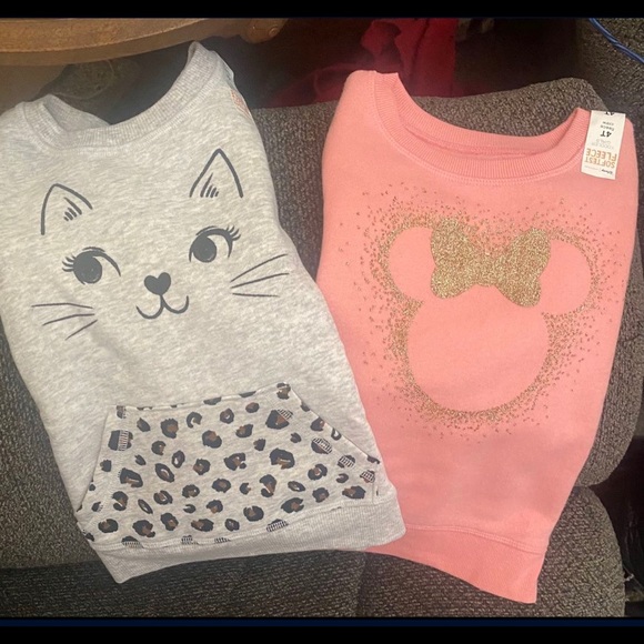 Other - Toddler girls, size 4T sweatshirts. Brand new.